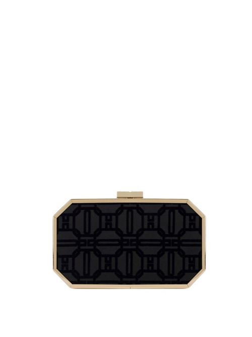 Clutch in flock fabric ELISABETTA FRANCHI | KL48A47E2.110